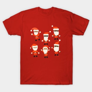 Dancing Santas T-Shirt